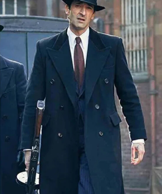 Adrien Brody Peaky Blinders Luca Changretta Black Coat
