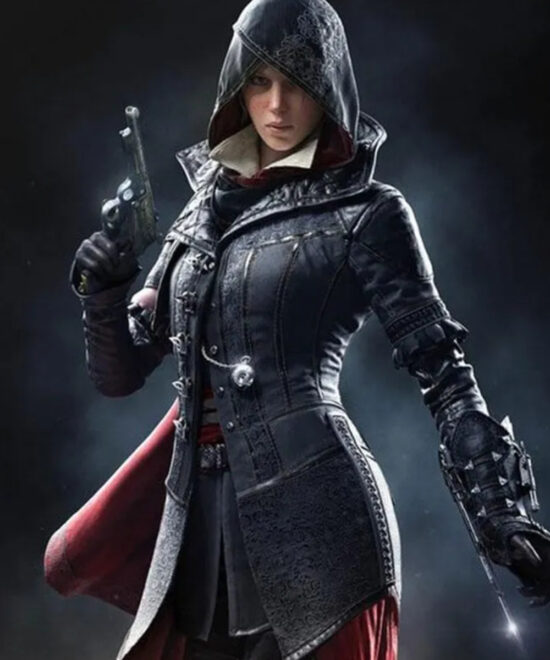 Assassin’s Creed Evie Frye Black and Red Coat