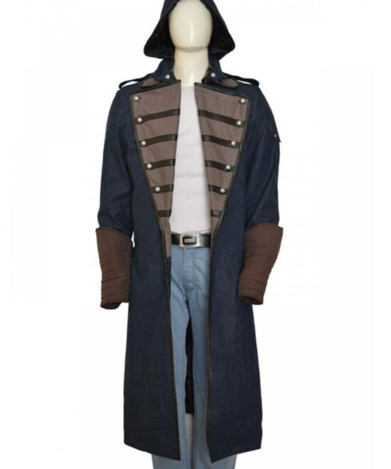 Assassins Creed Unity Arno Dorian Long Coat With Hood
