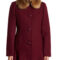 Camila Mendes Riverdale Maroon Shearling Fur Coat