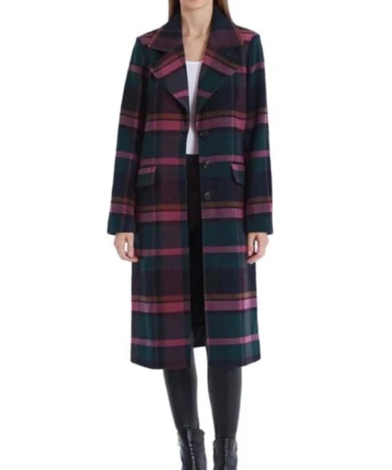 Camila Mendes Riverdale S05 Veronica Lodge Plaid Coat