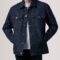 Conard Faded Black Denim Trucker Jacket