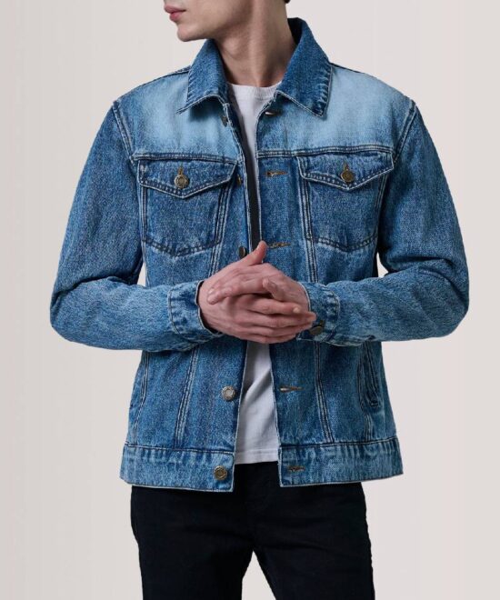 Conard Ice Blue Denim Trucker Jacket