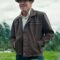 Dennis Quaid The Long Game Brown Cotton Jacket