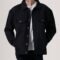 Eddie Black Oversized Denim Trucker Jacket