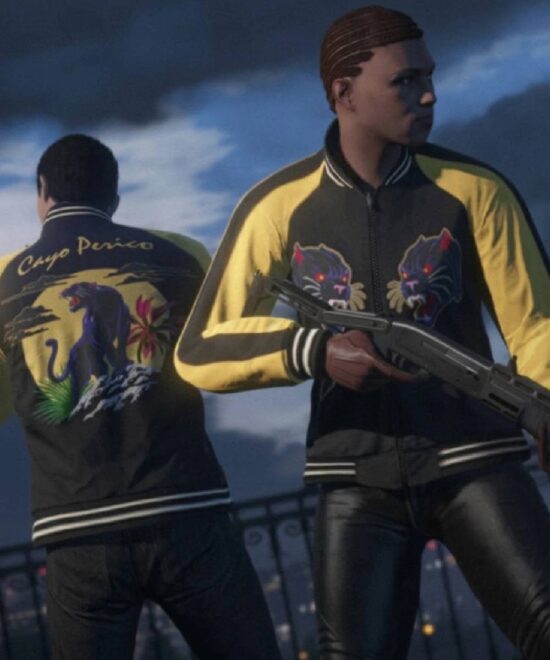 GTA Panther Tour Cayo Perico Black Jacket