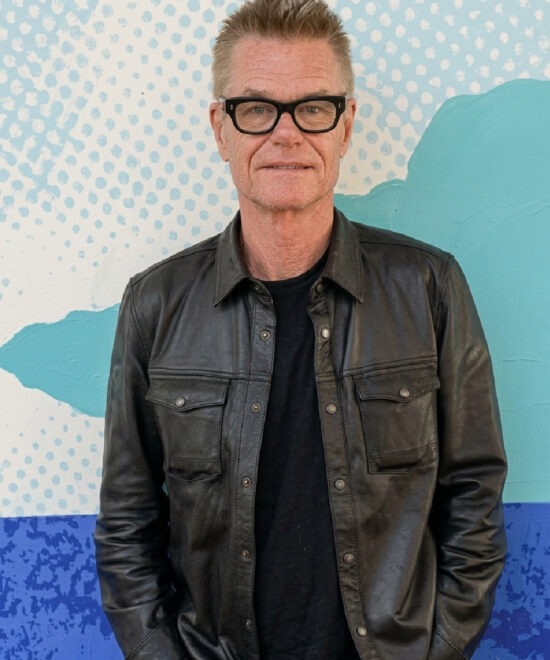 Harry Hamlin Mayfair Witches Black Leather Jacket