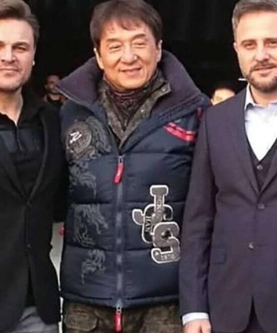 Jackie Chan Hidden Strike Black Puffer Jacket