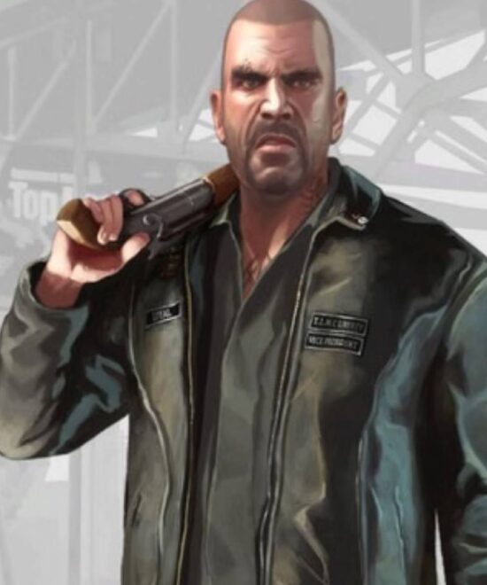 Johnny GTA The Lost MC Black Leather Jacket