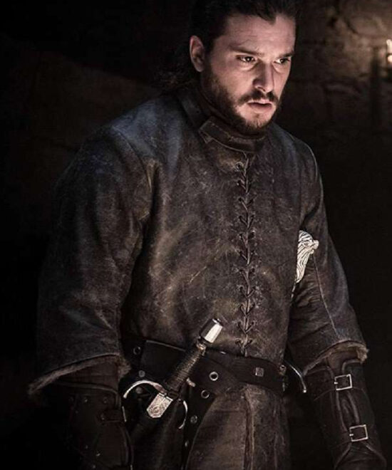 Jon Snow Game of Thrones Brown Leather Jacket
