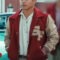 Julian Works The Long Game Red Varsity Jacket