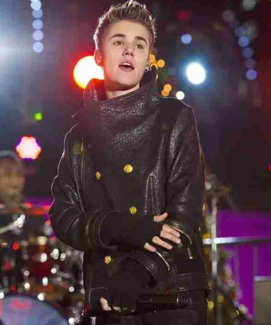 Justin Bieber Christmas Concert Leather Jacket