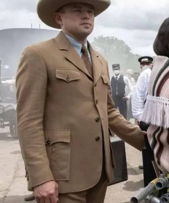 Leonardo DiCaprio Killers of the Flower Moon 2023 Brown Suit