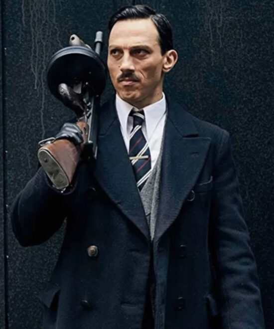 Peaky Blinders Mateo Black Long Trench Coat