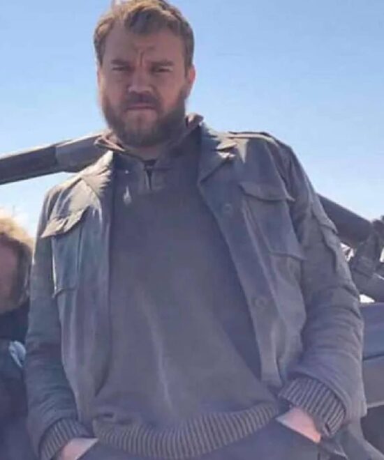 Pilou Asbæk Hidden Strike Black Leather Jacket