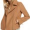 Riverdale Betty Cooper Camel Wool Biker Jacket