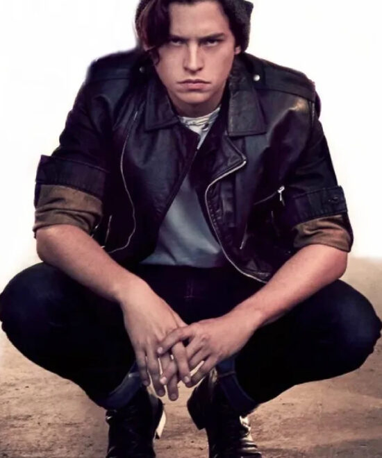 Riverdale Cole Sprouse Black Leather Vest