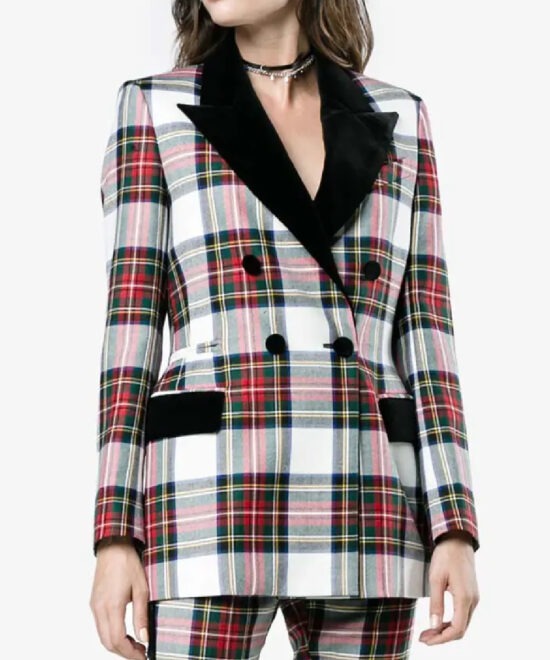 Riverdale S5 Cheryl Blossom Plaid Blazer