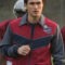 Riverdale Season 7 Reggie Mantle Red & Grey Bomber Jacket