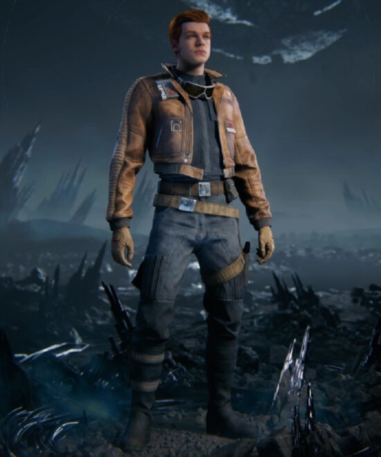Star Wars Jedi Survivor Bomber Leather Jacket