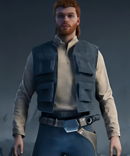 Star Wars Jedi Survivor Cal Kestis Black Leather Vest