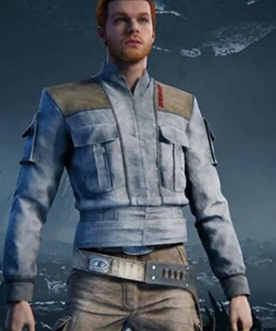 Star Wars Jedi Survivor Cal Kestis Blue Leather Jacket