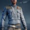 Star Wars Jedi Survivor Cal Kestis Blue Leather Jacket