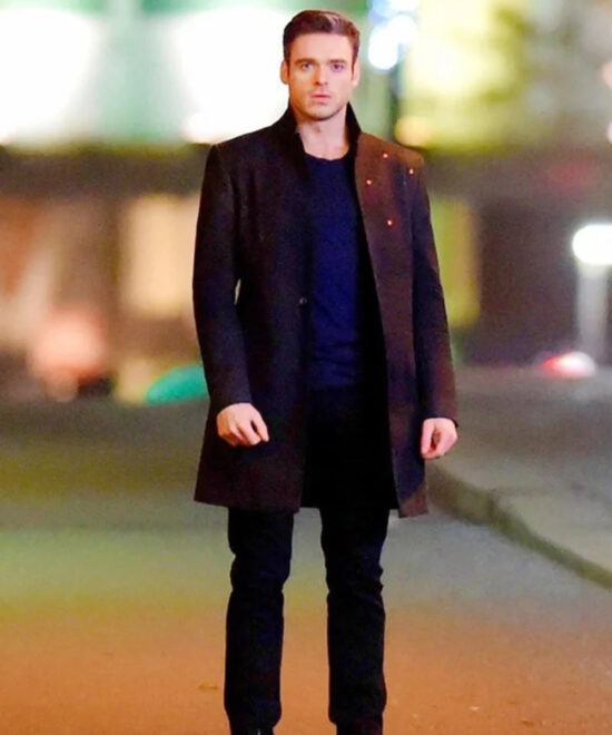 The Eternals Ikaris Mid Length Black Coat