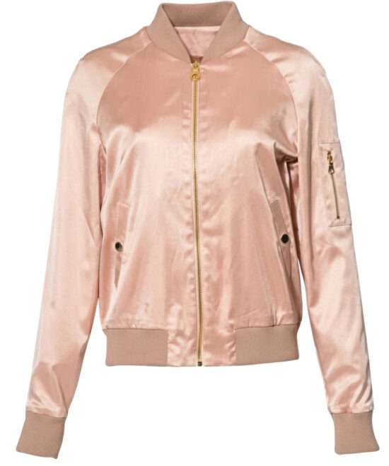 Women Riverdale Tennis Team Pink Bomber Jacket