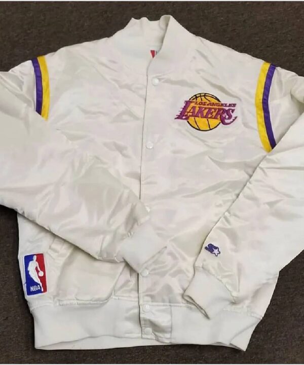 80s Lakers Los Angeles Satin Jacket