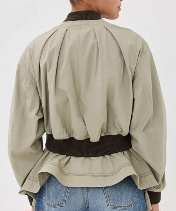 9-1-1 Athena Grant Cotton Peplum Jacket