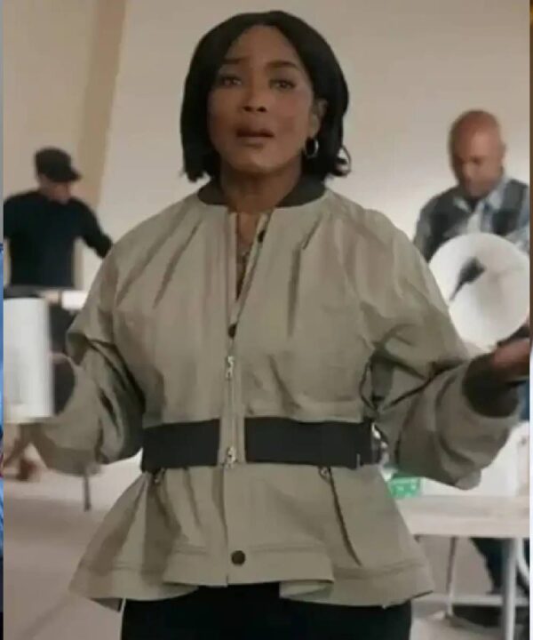 9-1-1 Athena Grant Cotton Peplum Jacket