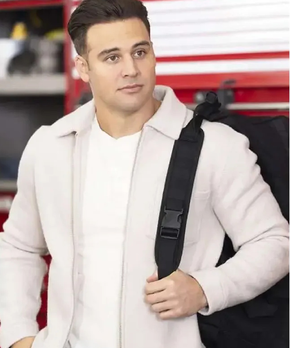 9-1-1 S09 Eddie Diaz White Jacket