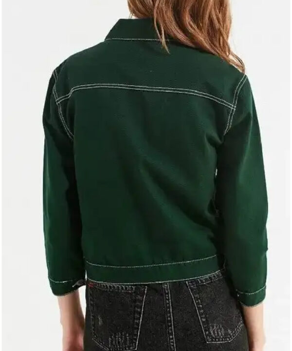 911 May Grant Green Denim Jacket