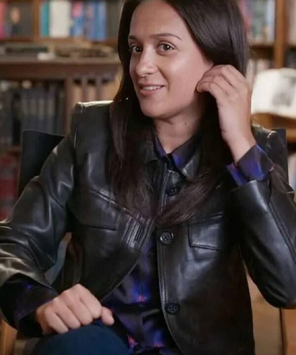 Amy-Leigh Hickman You S05 Black Leather Jacket