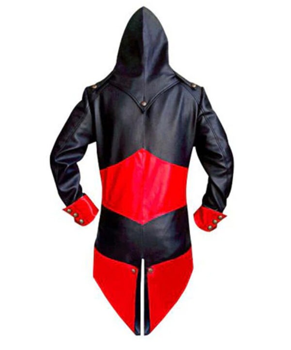 Assassins Creed Connor Kenway Red and Black Hoodie Jacket