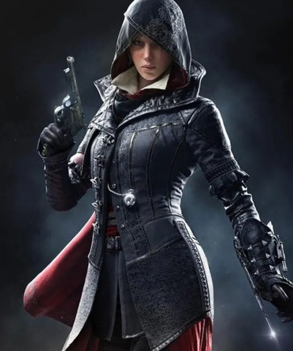 Assassin’s Creed Evie Frye Black and Red Coat
