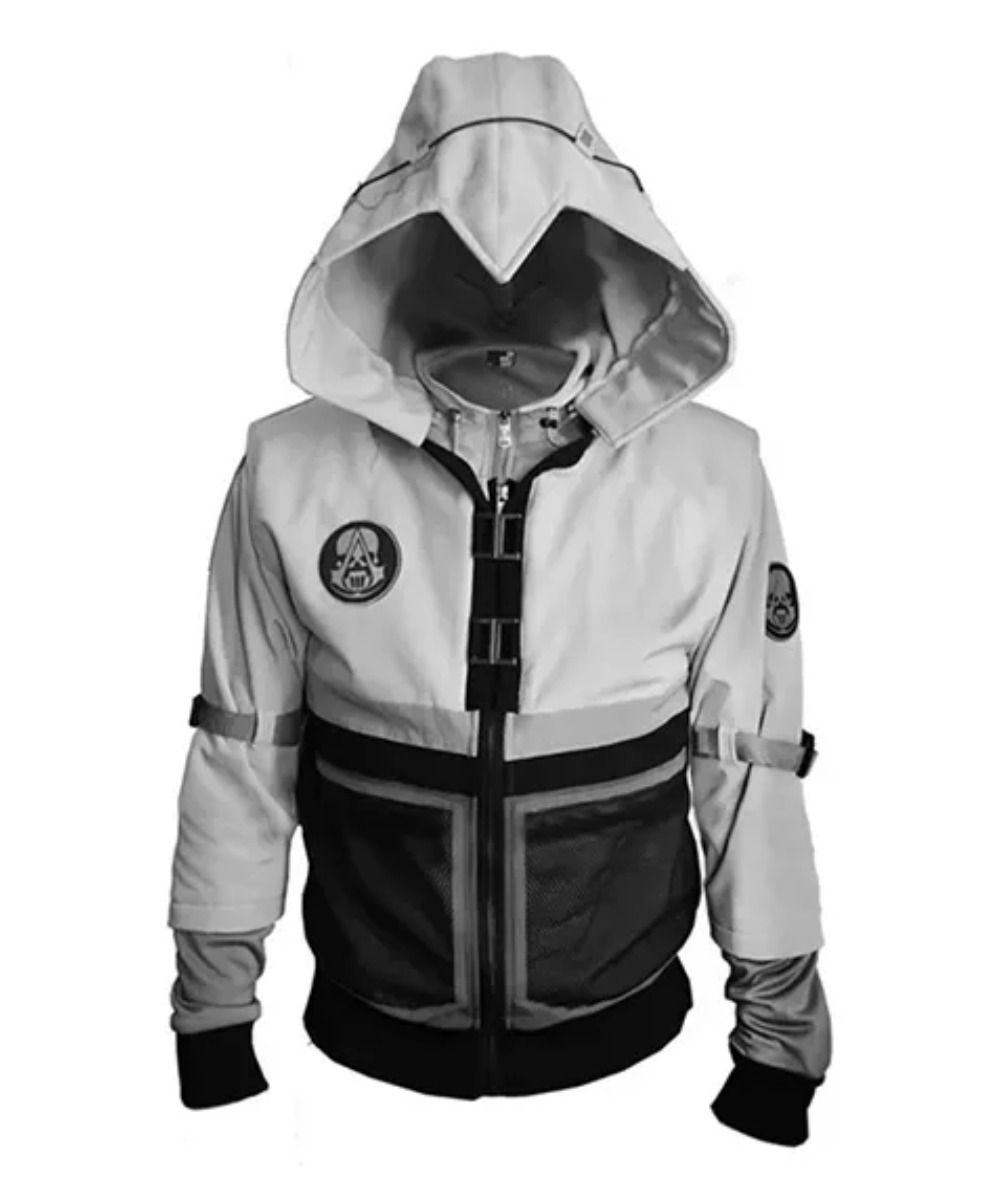Assassin’s Creed Ghost Recon White Hoodie Jacket