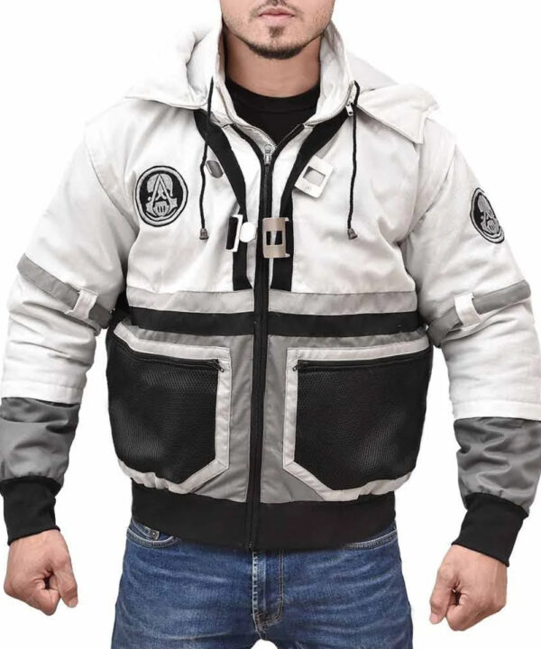 Assassin’s Creed Ghost Recon White Hoodie Jacket