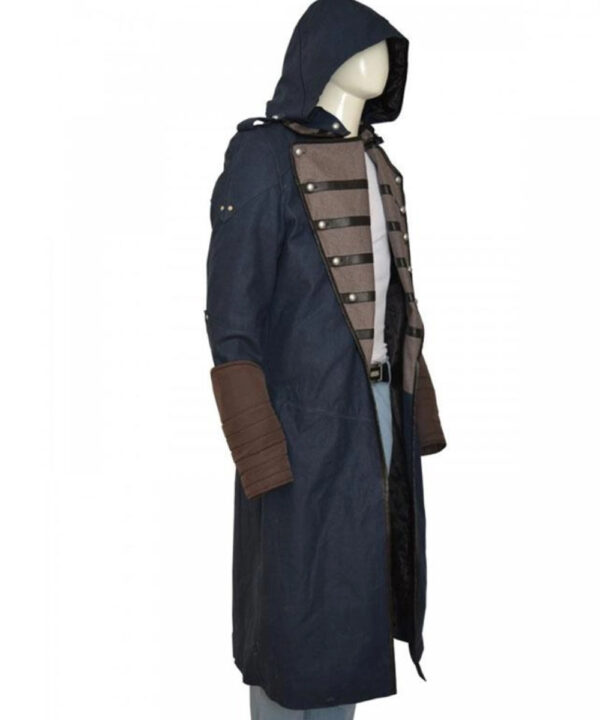 Assassins Creed Unity Arno Dorian Long Coat With Hood