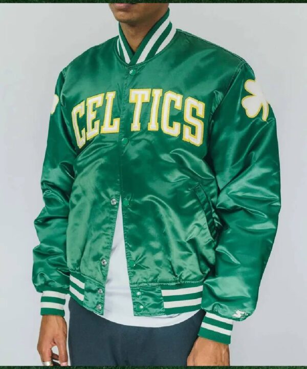 Boston Celtics Bomber Starter Jacket