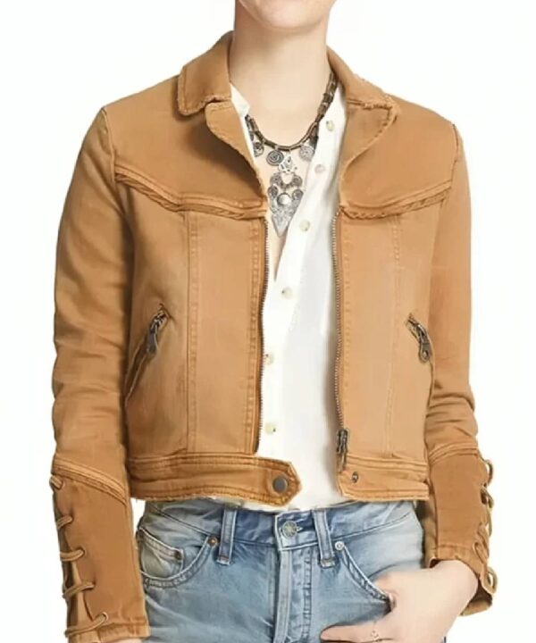 Brenda Feel Good Brown Denim Jacket