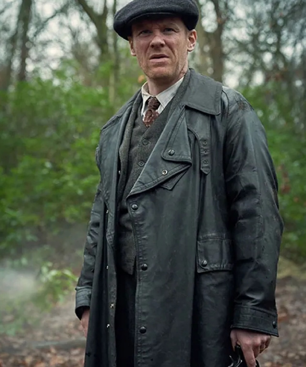 Brian Gleeson Peaky Blinders Leather Trench Coat