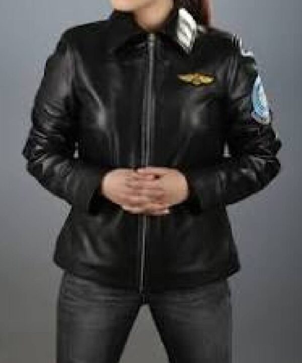 Charlie Kelly McGillis Top Gun Jacket
