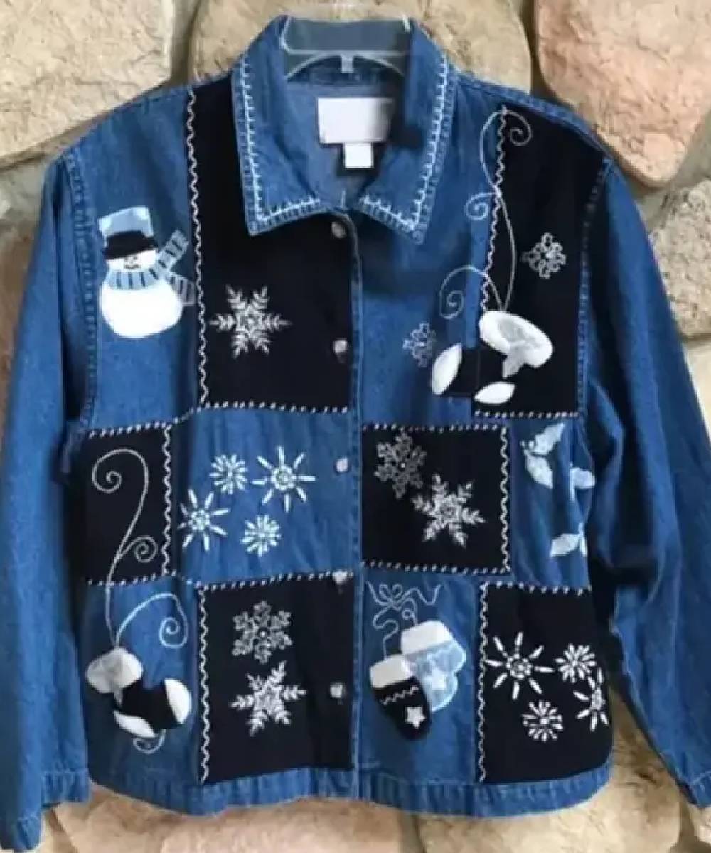 Christmas Denim Jacket