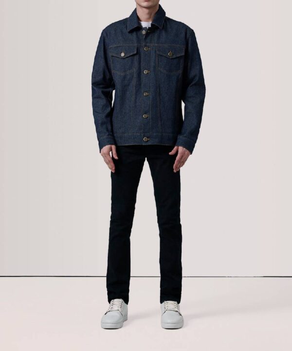 Conard Ash Grey Denim Trucker Jacket