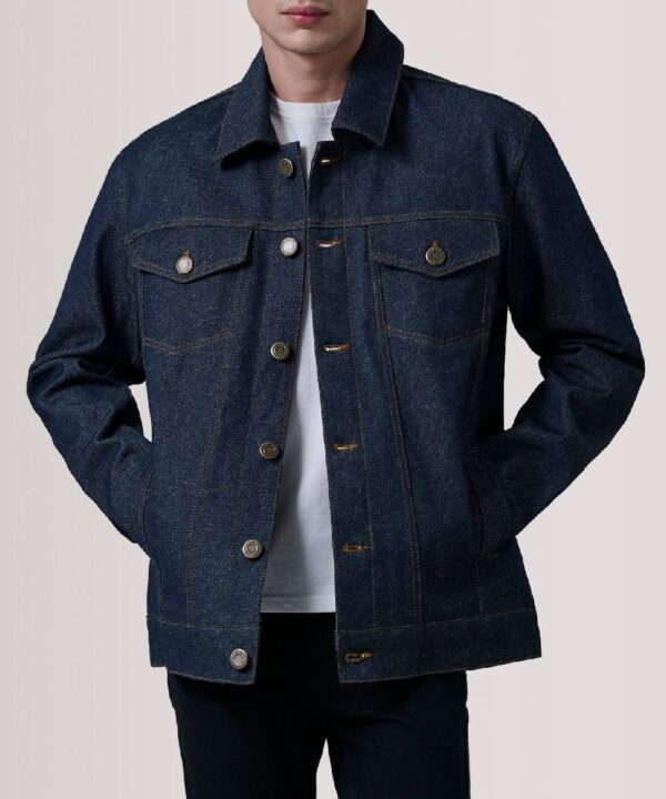 Conard Dark Blue Denim Trucker Jacket