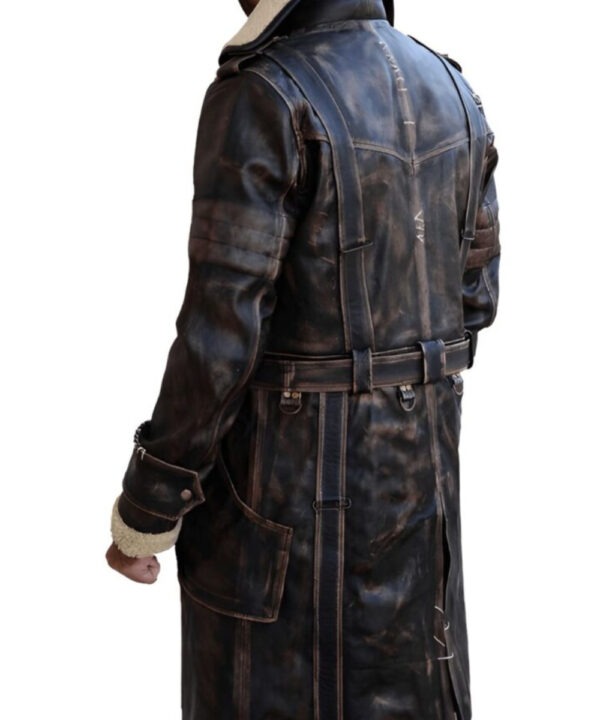 Fallout 4 Elder Distress Maxson Brown Leather Coat