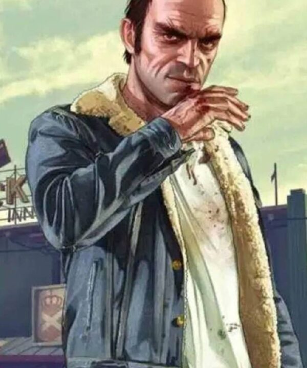 GTA 5 Trevor Philips Blue Denim Jean Jacket