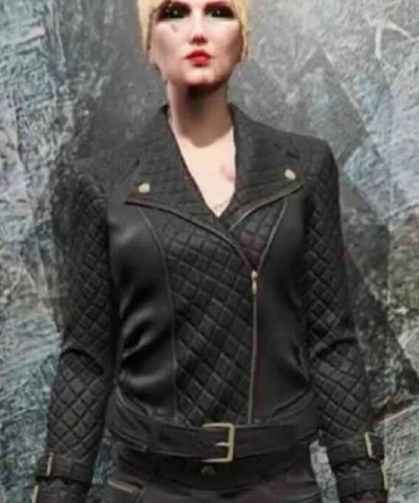 GTA 6 Female Protagonist Biker Leather Jacket